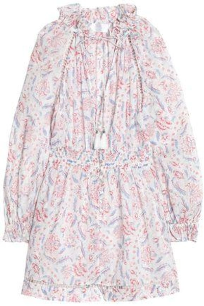 Zimmermann Woman Zephyr Printed Cotton-voile Playsuit White