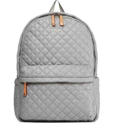 Mz Wallace Metro Backpack - Grey In Dove Grey