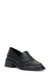 Vince Camuto Enachel Penny Loafer In Black