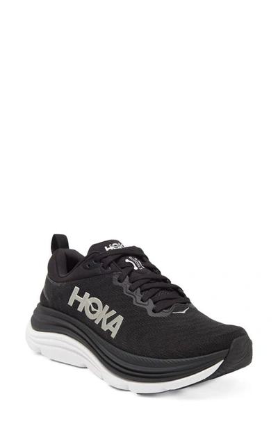 Hoka Gaviota 5 Running Shoe In Black / White