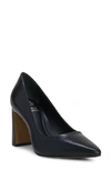 Vince Camuto Dalmanara Pointed Toe Pump In Petit Sirah Patent Leather