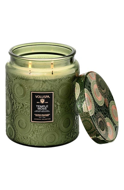 Voluspa Japonica Temple Moss Luxe Jar Candle