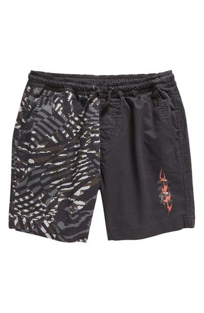 Quiksilver Kids' Radical Times Stretch Cotton Shorts In Black