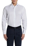 Jack Victor De Lavigne Cotton Dress Shirt In White