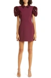 Likely Williams Lace Puff Sleeve Minidress In Fig