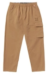 Volcom Streamlined Shell Cargo Pants In Dusty Brown