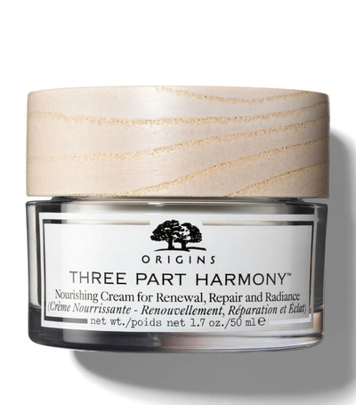 Origins Three-part Harmony(tm) Nourishing Cream For Renewal, Repair & Radiance In White