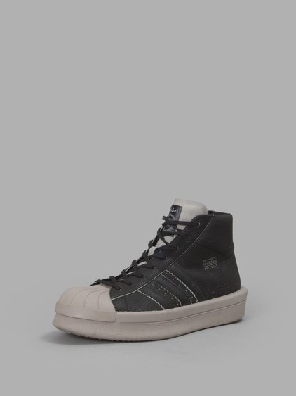 rick owens black adidas edition mastodon sneakers