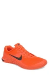 Nike Metcon 4 Training Shoe In Rush Orange/ Black/ Crimson