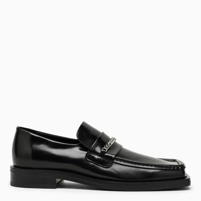 Martine Rose Black Loafer With Square Toe