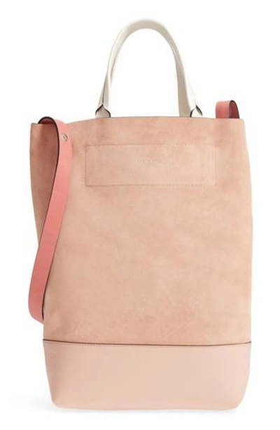 Rag & Bone Walker Convertible Suede & Leather Tote In Nude | ModeSens