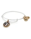 Alex And Ani Initial Two-tone Expandable Bracelet In Silver/n