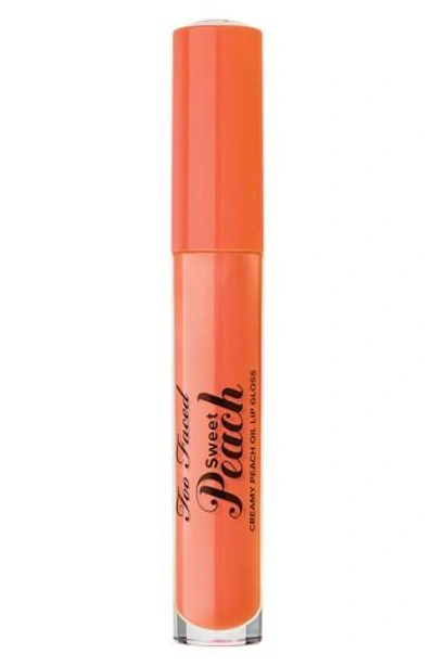 Too Faced Sweet Peach Lip Gloss - Poppin Peach