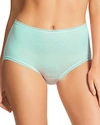 Fine Lines Pure Cotton Briefs In Glacier