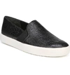 Vince Women's Blair-12 Patent Leather Slip-on Sneakers In Black Leather