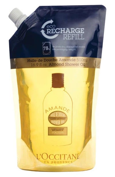L'occitane Almond Eco-refill Shower Oil, 16.9 oz
