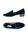 L'autre Chose Loafers In Deep Jade