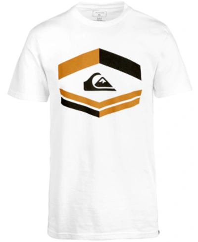 Quiksilver Men's Major Tone Logo-print T-shirt In White