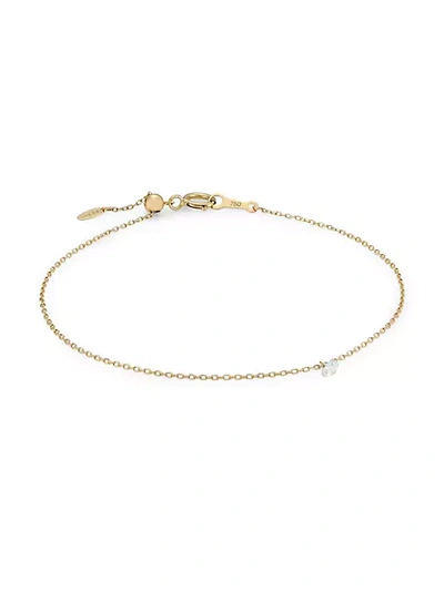 Persée Women's Danaé 18k Yellow Gold & 1 Diamond Bracelet