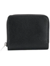 Valextra All Around Zip Wallet In Black