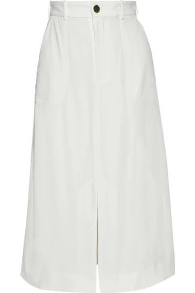 Zimmermann Woman Lavish Crepe Midi Skirt Ivory