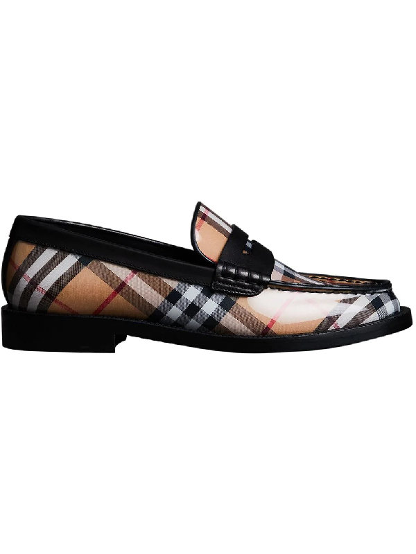 burberry penny loafers