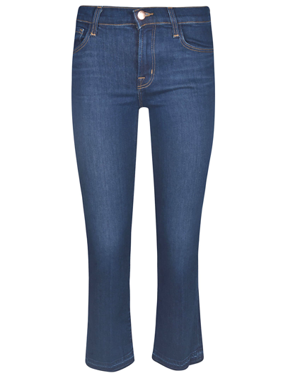J Brand Selena Md-rise Bootcut Jeans In Denim Scuro