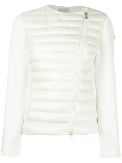 Moncler 'maglia' Daunenjacke In White
