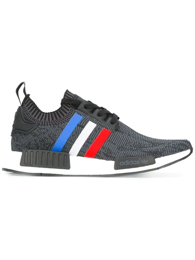 Adidas Originals Nmd_r1 Primeknit "tri-color" Sneakers In Grey