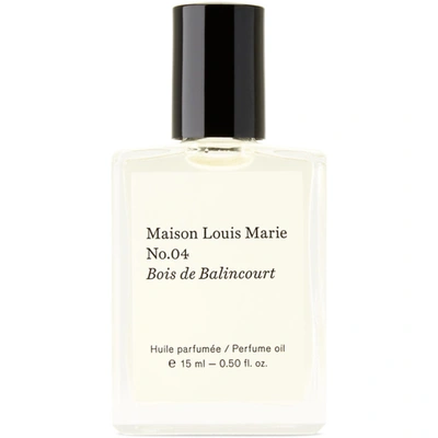 Maison Louis Marie No.04 Bois De Balincourt Perfume Oil 0.50 oz/ 15ml