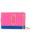 Marc Jacobs Snapshot Chain Wallet In Pink