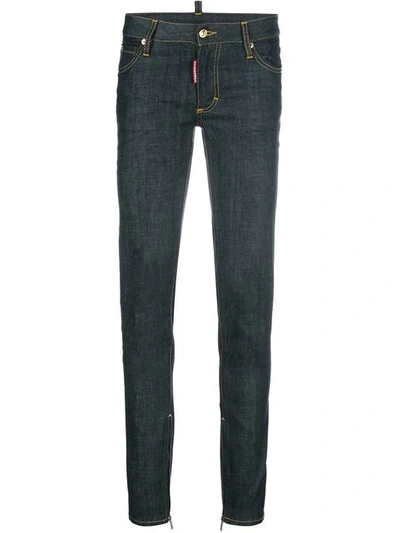 Dsquared2 Super Skinny Jeans In Blue