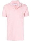 Orlebar Brown Terry Polo Shirt - Pink