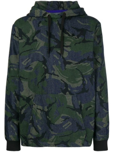 G-star Camouflage Denim Sweatshirt - Blue