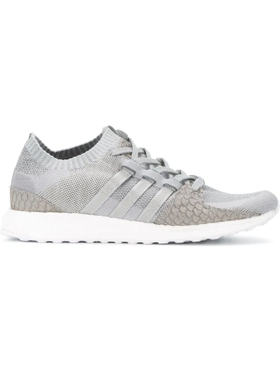 Adidas Originals King Push Eqt Primknit Support Sneakers In Grey