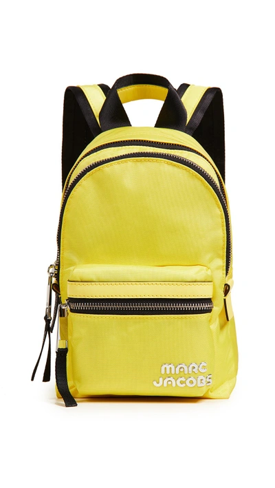 Marc Jacobs Mini Backpack In Daisy Yellow Multi