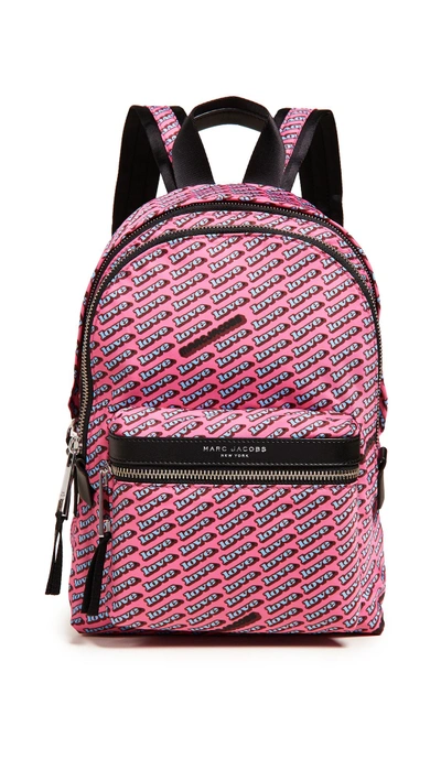 Marc Jacobs Medium Backpack In Bubble Gum Pink