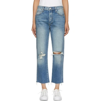 Amo Blue High-rise Loverboy Jeans In 170 The One