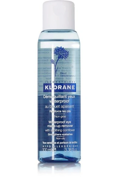 Klorane Waterproof Eye Makeup Remover With Soothing Cornflower, 100ml - Clear