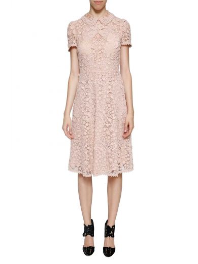 Red Valentino Lace Dress In Beige | ModeSens