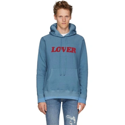 Bianca Chandon Blue Lover Pullover Hoodie In Riverside B | ModeSens