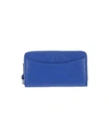 Tory Burch Wallets In Bright Blue
