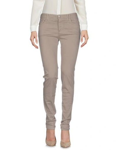 Armani Jeans Casual Pants In Light Brown