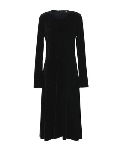 Le Col Midi Dresses In Black