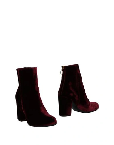 Paris Texas Ankle Boot In Red