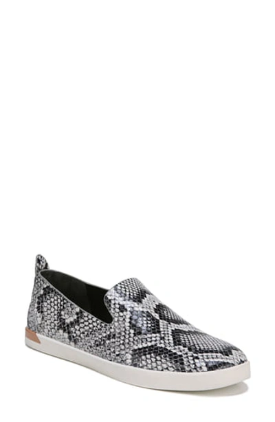 Vince Vero Snake-print Leather Slip-on Sneakers In Sahara Print Leather