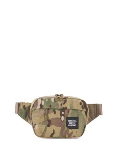 Herschel Supply Co Tour Sailcloth Fanny Pack In Camel Wood Multi