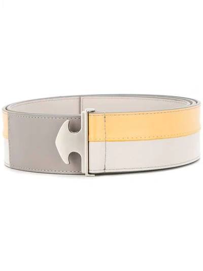 A-cold-wall* Paneled Belt In Grey