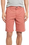 Bonobos Stretch Washed Chino 9-inch Shorts In Rich Coral