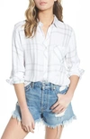 Rails Hunter Plaid Shirt In White Charcoal Funfetti